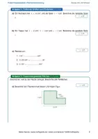 Vorschau - Klassenarbeiten - Probe-Klassenarbeit Flächenberechnung - Seite 2