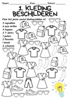 Voorbeeld - Getallen leren kennen – Getallen tot en met 10 – Kleding - Pagina 1
