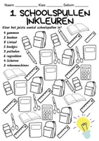 Voorbeeld - Getallen leren kennen – Getallen tot en met 10 – Schoolmateriaal - Pagina 1