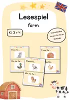 Vorschau - Spiele - I have ... who has ... I Lesespiel farm (Klasse 3+4) - Deckblatt