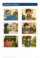 Vorschau - Arbeitsblätter - Bildergeschichte Schulanfang – Der erste Schultag - Seite 3