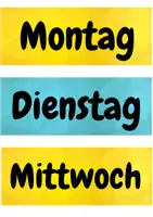 Vorschau - Anderer Materialtyp - Stundenplan-Gestaltung für den Klassenraum - Seite 1