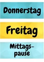 Vorschau - Anderer Materialtyp - Stundenplan-Gestaltung für den Klassenraum - Seite 2