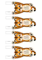 Vorschau - Anderer Materialtyp - 🐯 Tiger-Willkommensgruß für den Schulstart | Willkommensgeschenk | Bleistift-Topper | Grundschule | Nach den Ferien - Seite 1