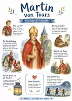 Vorschau - Arbeitsblätter - Lernplakat + Arbeitsblätter zum Thema "Martin von Tours" + Lösung & MP3 + Mindmap + Infografik - Deckblatt