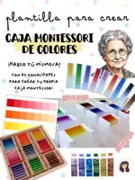Vista previa - Hojas de trabajo - Caja de Colores Montessori - DIY - Portada