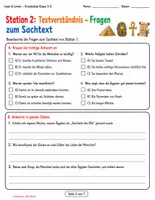 Vorschau - Stundenentwürfe - Altes Ägypten – Sachtext, Leseverständnis & Wortschatz | 6 Lernstationen + Lösungen | 3.–5. Klasse - Seite 2