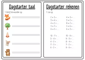 Voorbeeld - Dagstarters voor het Tweede Leerjaar | L2 | Groep 4 - Start - Pagina 2