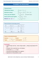 Vorschau - Klassenarbeiten - Probe-Klassenarbeit: Flächenberechnung & Integralrechnung - Seite 1