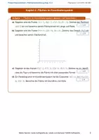 Vorschau - Klassenarbeiten - Probe-Klassenarbeit: Flächenberechnung & Integralrechnung - Seite 2