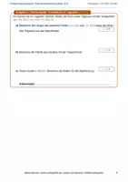 Vorschau - Klassenarbeiten - Probe-Klassenarbeit: Flächenberechnung & Integralrechnung - Seite 3