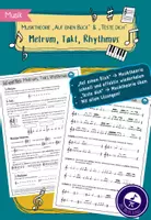 Vorschau - Arbeitsblätter - Auf einen Blick - Metrum, Takt, Rhythmus - Deckblatt