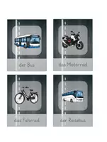 Vorschau - Bildkarten - 20 Bildkarten Fahrzeuge Verkehrsmittel - Wortschatz FREEBIE - Seite 2