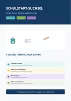 Vorschau - Arbeitsblätter - Schulstart-Suchsel – Deutsch & DaZ - Seite 1