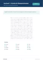 Vorschau - Arbeitsblätter - Schulstart-Suchsel – Deutsch & DaZ - Seite 3