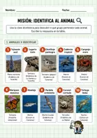 Vista previa - Hojas de trabajo - CLAVE DICOTÓMICA DE ANIMALES 1ºESO - página 3