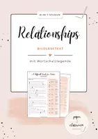 Vorschau - Bildkarten - Relationships – Bildlesetext mit Wortschatzlegende | Vocabulary & Reading - Deckblatt