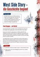 Vorschau - Mal- und Bastelvorlagen - West Side Story – Unterrichtsmaterial mit Hörstationen, Rätseln und Musikpraxis - Seite 3