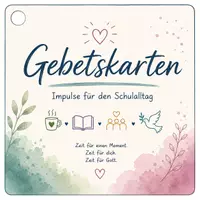 Vorschau - Anderer Materialtyp - Gebetskärtchen Klasse 7-10 - Deckblatt