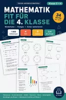 Vorschau - Arbeitsblätter - Fit für die 4 Klasse - Mathematik - Deckblatt