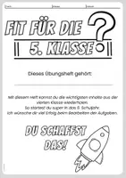 Vorschau - Arbeitsblätter - Wiederholung Deutsch - fit für Klasse 5 - Einstieg / Einführung in den Deutschunterricht / Abschluss Deutsch Klasse 4 - Übung für die Sommerferien (umfassendes Übungsheft und Lösungen) - Seite 3