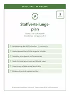 Vorschau - Lehrpläne/Lehrermaterial - Stoffverteilungsplan HSU 3 Grundschule - Deckblatt