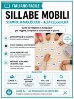 anteprima - Flashcard - Sillabe mobili ad alta leggibilità, plastificabili - Pagina di copertina