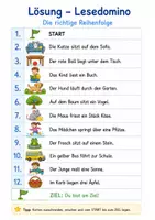 Vorschau - Spiele - Lesedomino - Klasse 2 mit Lösungen - Seite 2