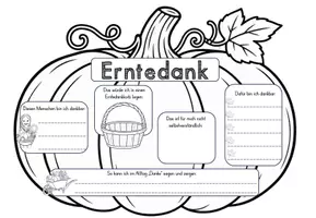 Vorschau - Arbeitsblätter - Erntedank Steckbrief – Dankbarkeit reflektieren | Religion Grundschule Klasse 3/4 - Seite 3