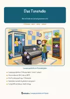 Vorschau - Arbeitsblätter - Das Tonstudio – Lesespurgeschichte mit Rätselaufgaben (Klasse 9) - Seite 2