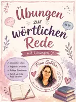 Vorschau - Arbeitsblätter - Übungen: "Wörtliche Rede" - Deckblatt