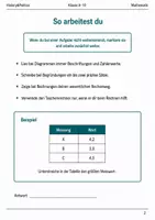 Vorschau - Arbeitsblätter - Basisscreening Mathematik Daten Klasse 9–10 - Seite 1