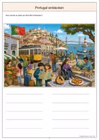 Vorschau - Arbeitsblätter - Portugal Wimmelbild-Lernheft DaZ/DaF mit Lösungen - Seite 3