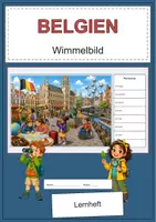 Vorschau - Arbeitsblätter - 10 Länder-Wimmelbild-Lernhefte DaZ/DaF: Europa - Seite 1