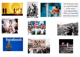 Aperçu - Préparation de séance / Séance complète - BUILD THE TIMELINE! Iconic Moments of the English-Speaking World - Page de couverture