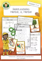 Vorschau - Stundenentwürfe - Gedicht: Herbst, o, Herbst (Deutsch Grundschule Gedichte lernen Klasse 1-4) - Deckblatt