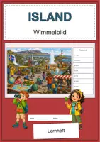 Vorschau - Arbeitsblätter - 10 Länder-Wimmelbild-Lernhefte DaZ/DaF: Weltreise - Seite 1