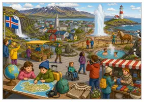 Vorschau - Arbeitsblätter - 10 Länder-Wimmelbild-Lernhefte DaZ/DaF: Weltreise - Seite 2