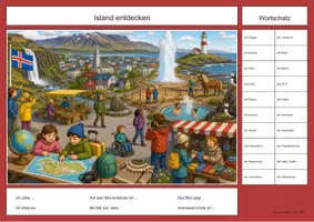Vorschau - Arbeitsblätter - 10 Länder-Wimmelbild-Lernhefte DaZ/DaF: Weltreise - Seite 3