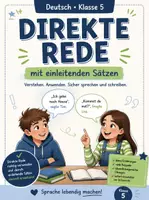 Vorschau - Stundenentwürfe - Wörtliche Rede Klasse 5 differenziert – Begleitsatz & Zeichensetzung üben - Deckblatt