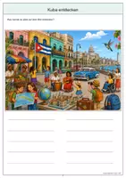 Vorschau - Arbeitsblätter - Kuba Wimmelbild-Lernheft DaZ/DaF mit Lösungen - Seite 3
