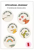 Vorschau - Poster - Affirmationen Dinoklasse (Growth Mindset) - Deckblatt