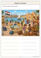 Vorschau - Arbeitsblätter - Ägypten Wimmelbild-Lernheft DaZ/DaF mit Lösungen - Seite 3