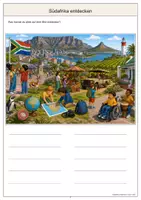 Vorschau - Arbeitsblätter - Südafrika Wimmelbild-Lernheft DaZ/DaF mit Lösungen - Seite 3