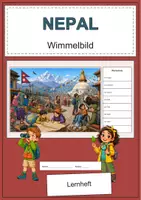 Vorschau - Arbeitsblätter - 50 Länder-Wimmelbild-Lernhefte DaZ/DaF: Gesamtpaket - Seite 1