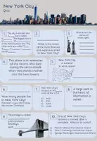 Vorschau - Spiele - New York City Quiz - Arbeitsblätter & Lösungen - Seite 1