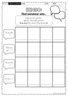 Vorschau - Spiele - Englisch Bingo Klasse 4 – „Find someone who…“ | Wiederholung zum Schuljahresbeginn - Seite 3