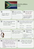 Vorschau - Arbeitsblätter - South Africa Quiz - Arbeitsblätter & Lösungen - Seite 1