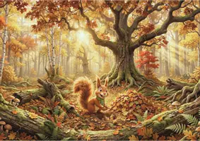 Vorschau - Präsentationen/Tafelbilder - Herbst Igel und Eichhörnchen - Kamishibai Sachwissen & Gefühle - Seite 3