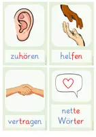 Vorschau - Bildkarten - Begleitmaterial - Das kleine WIR in der Schule - Bildkarten & Ablaufskizze - Seite 1